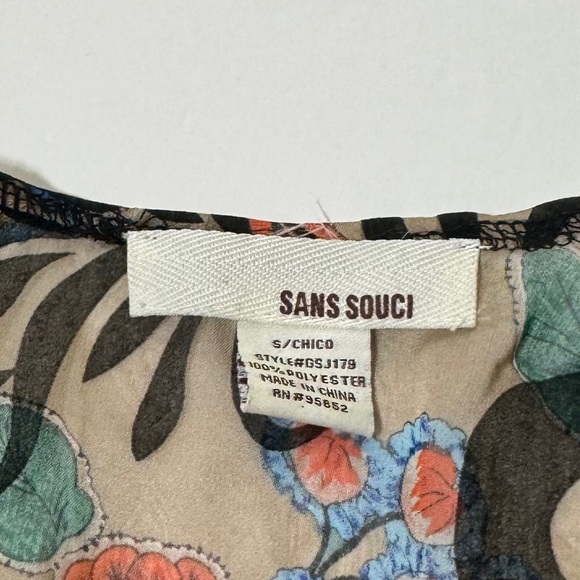 Sans Souci Sheer Kimono Fringe - Picture 6 of 7